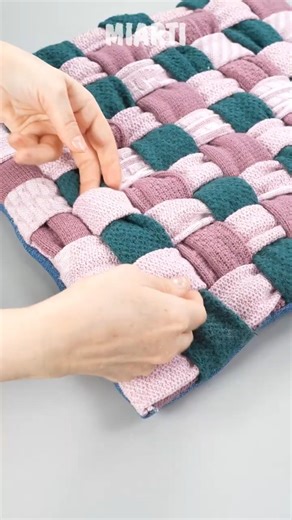 DIY Seat Cushion from Old Sweaters Miarti🪡🧵✂️