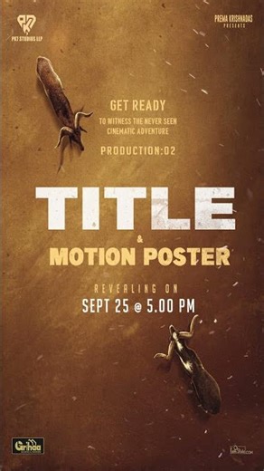 #PK7Studios | Production No.2 | Title & #Motionposter Reveal | 25.09.2025 – 5PM