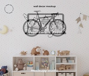 Nursery Wall Decor Mockup: Blank Wall Template (JPG, PSD Files) - Etsy