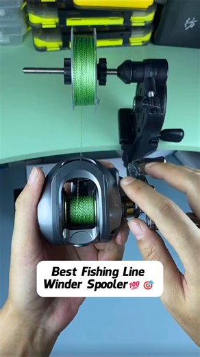 fishcampvietnam on Instagram: "Best Fishing Line Winder Spooler – your ultimate tool for fast, smooth, and hassle-free line winding! 🚀✨ 🔥 No more loose or twisted lines! This game-changing winder ensures perfect tension and precision, making every fishing trip stress-free. Whether you're a pro angler or just getting started, this tool is a must-have in your tackle box! 💯🎯 👉 Get yours today! CLICK LINK IN BIO to grab this essential fishing accessory before it’s gone! ⏳🎣 #FishingGear #Fishin