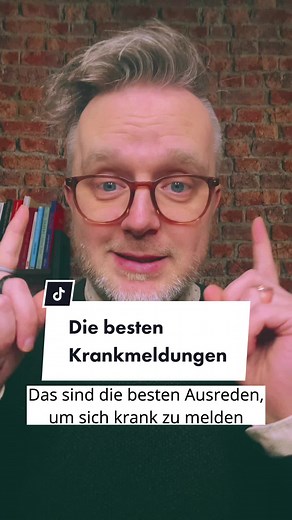 Die besten Ausreden um sich krank zu melden, 2019. Was ist dein Favorit? #jederkannzukunft #digicamp #jobcenter #ausbildung #jobcoaching #bundesagenturfürarbeit #arbeitslos #humor #digitaleberufe #krankmeldung #gamingontiktok #digitalisierung📱💻