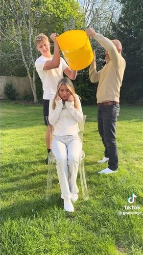 Ice Bucket Challenge In All White!