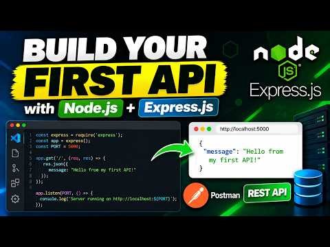 Build Your First API with Node.js & Express.js | Beginner Tutorial