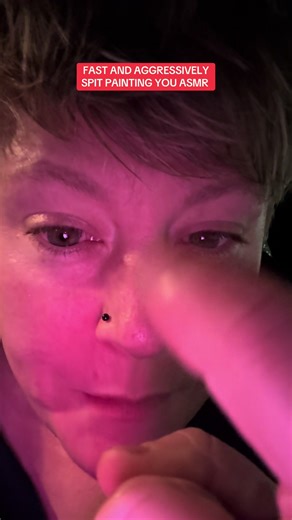 Intense ASMR Spit Painting Experience