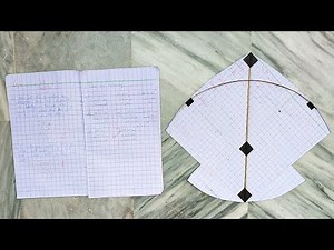 How to Make Kite with Notebook Paper 🪁 | Easy DIY Kite Making at Home - kite flying tutorial