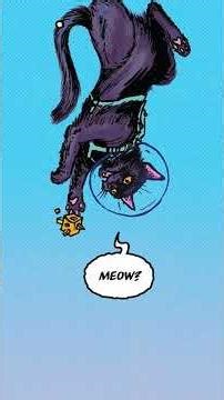 Don't laugh at the astro-cat, he's struggling!