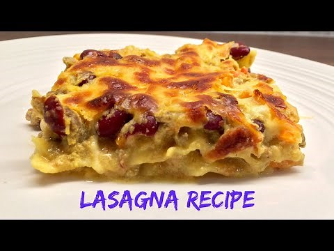 Lasagna Recipe | How to make Ground Beef Lasagna | Curry Lasagna