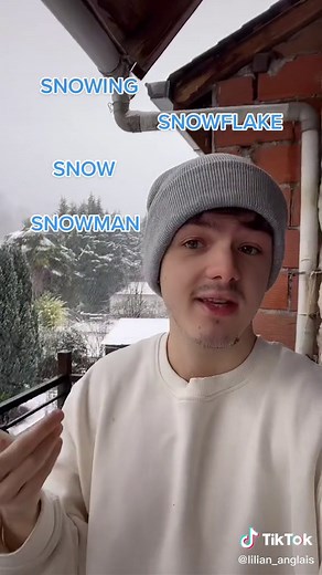 Vocabulaire sur la neige en anglais