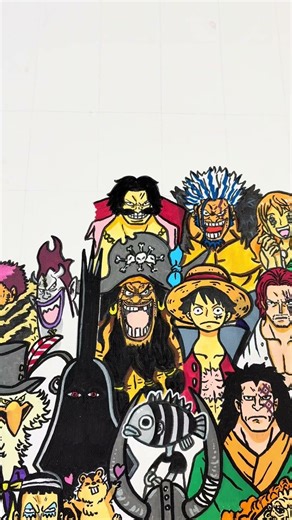 DÍA 64 Gol D Roger #shorts #onepiece #aprendiendoadibujar