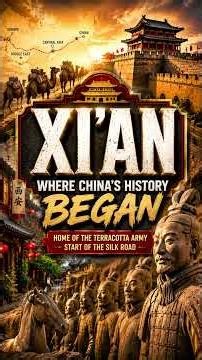 Xi’an | The Ancient City That Shaped China 🇨🇳 Terracotta Army & Silk Road