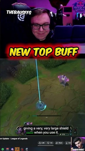 Baus Reacts To New Top Lane Buff #leagueoflegends