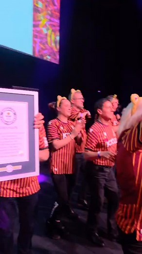 Celebrate! 🥳 Bantam Of The Opera made their way into the Guiness World Book Of Records today as part our our collaboration with Bradford Arts and Music Service and over two thousand local schoolchildren (and Pudsey Bear!) at Bradford Live. Good times! #bantamoftheopera | James Sills Music