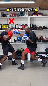 183K views · 4.5K reactions | Half slips get you hit. A half slip is a mistake. If your head stays on the line, you’re still a target. A real slip means: ✔️ clean movement ✔️ real angle ✔️ ready position to counter #BoxingTips #DefensiveBoxing #SlipAndCounter #BoxingIQ | Junior Wabaga | Facebook
