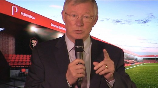 Sir Alex Ferguson gave a brilliant motivational speech at a Salford City event today! 🙌 | Full Time Devils
