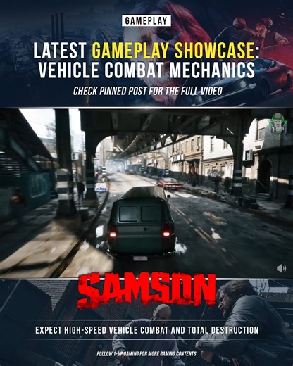 Liquid Swords has revealed new details about the vehicular combat system in Samson: Tyndalstone Story, confirming that cars play a major role in both gameplay and mission design. Set in a gritty ’90s city, vehicles serve as transport, weapons, getaway tools, and essential support for heists and deliveries. Designer Alex Williams explains that car‑to‑car combat is built around momentum, speed, and mass, with collisions generating damage based on real physics. Instead of cars simply “dying,” Samso
