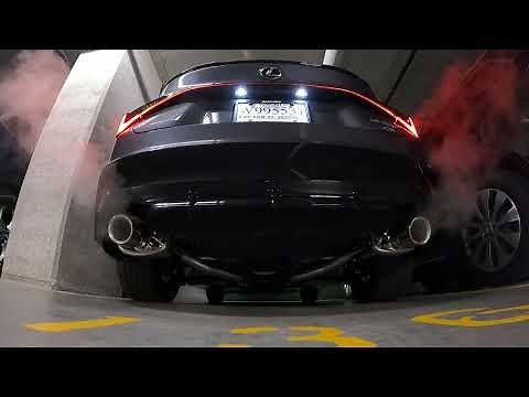 2022 Lexus IS 350 AWD F SPORT | PERFORMANCE Exhaust | Start-up & Reversing over GoPro Hero9