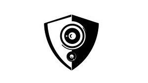 Download Cybersecurity Animation Footage. Depicted with shield and CCTV for free