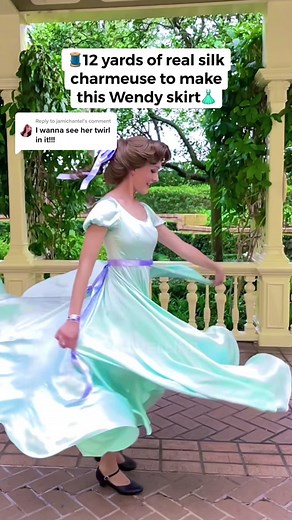 Cosplaying Wendy Darling at Disney Parks