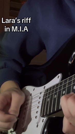 M.I.A Lars riff. Tik tok-waffle1236 #guitar #guitarcover #katseye #fyp