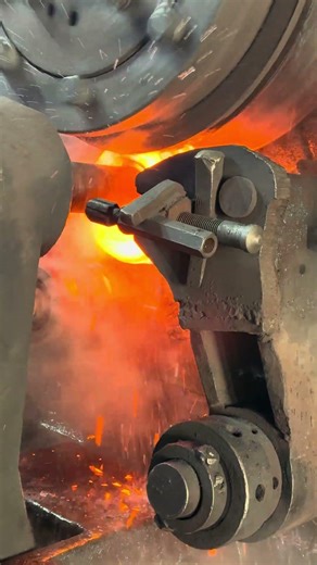 Inside the forging factory Crushing Steel to Perfection: The Ring Rolling Process. #forge #forging
