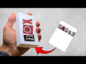 How To Make A So Simple paper Box