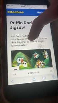 Puffin rock￼ has a jigsaw game on CBeebies website now