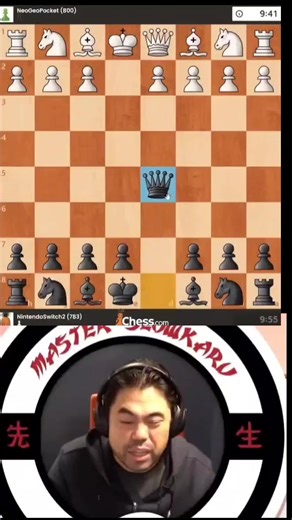 Slowkaru Teaches you Haw To Punich Bad Opening _I'n Educational Sapeedrun Part3#hikaru #chesstok #chess #chessgame #