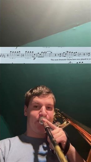 Black and Blues trombone solo #lowbrass #trombone