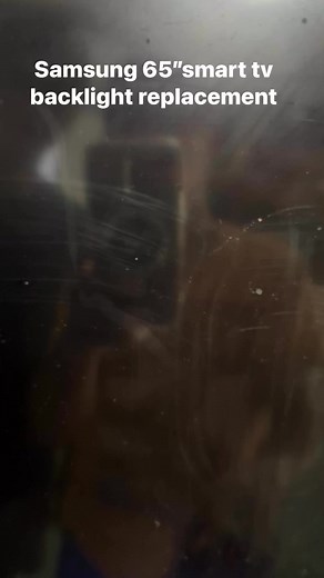 65” samsung smart tv no image issue done repair palit new backlights #TvRepairHomeService #tvrepairservice #TVTechnician #tvtech #technician #TVRepair | Emmanuel Flores