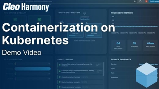 Cleo Harmony Containerization on Kubernetes Demo: Load Balancing, Scaling, Self-Healing | Kevin Meister