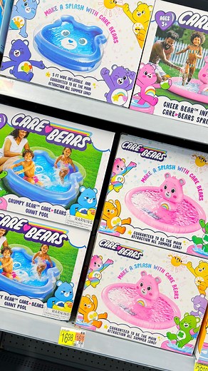 14K views · 604 reactions | Make a splash with Care Bears outdoor sprinklers and inflatable pools available at @walmart! ☀️ | Care Bears | Facebook
