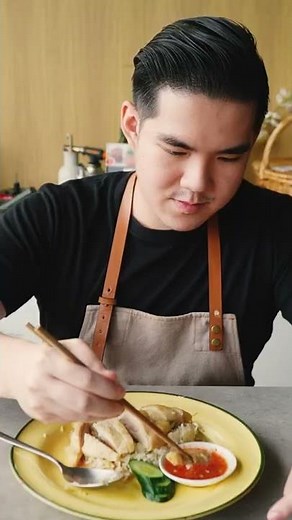 Singapore Hainanese Chicken Rice Chilli Sauce #shorts