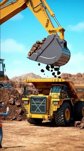 Construction site animation