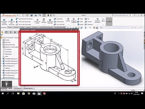 SolidWorks Örnek Çizim / Tasarım #16