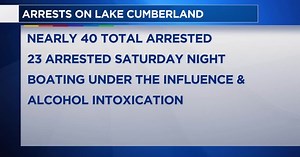 At least 40 arrested during Poker Run on Lake Cumberland