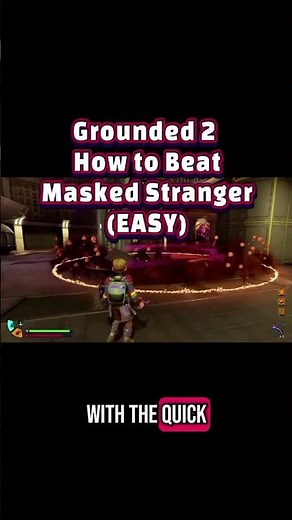 Grounded 2 How to Beat Masked Stranger #grounded2 #gamingshorts