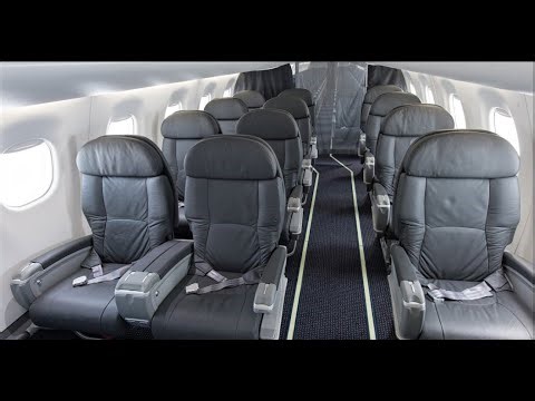 First Class in American Airlines Embraer 175 - Myrtle Beach (MYR) to Reagan National (DCA)