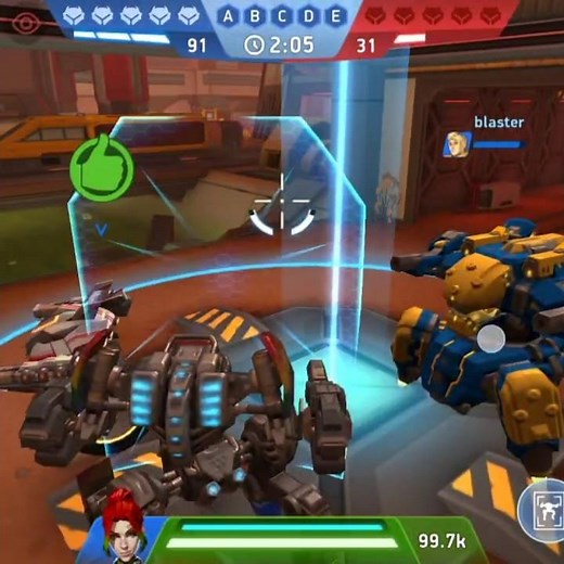 custom mech wars gameplay in Mech Arena ( #mecharena #gaming #teammech #masterkill #monstergaming