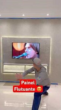 How to make a floating TV panel during renovation #tips #work #construction #bricklayer #renovation