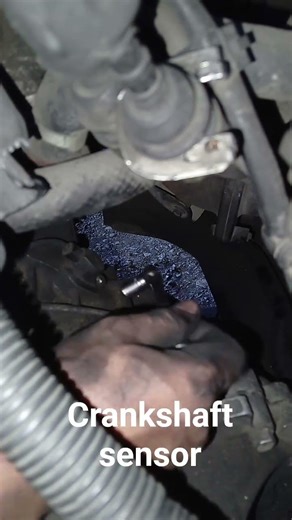crankshaft position sensor removing.'