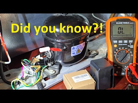 Diagnosing a refrigerator compressor