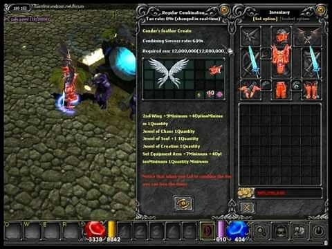 Crear un Condor Feather Mu Online