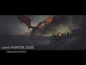 Corel Painter 2020 | Corel Painter 2020 tutorials | Dragon Digital Painting Process