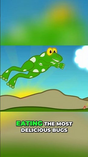 Three Little Frogs Go Swimming! #shorts