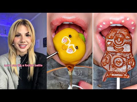 🍕 Text To Speech 🍕 ASMR Satisfying Eating || @Bailey Spinn|| POVs Tiktok Compilations 2023 33