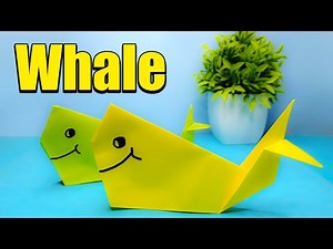 Make a Paper Whale in Minutes | Easy Origami for Kids & Adults