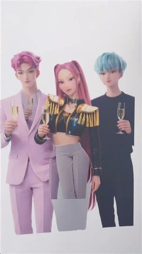 Mira, Abby,Baby Amazing Unique Brush color Painting technique#shorts #kpopdemonhunters #bome