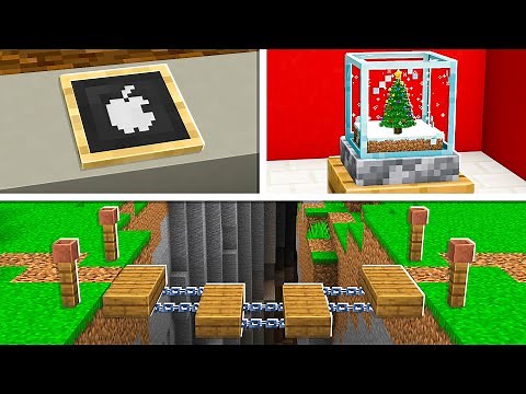 5 Things You Didn't Know You Could Build in Minecraft! (NO MODS!)