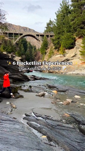 6 bucket-list experiences you need to do in 2026 ✍️ It’s hard to believe we did all these things in a single year 🤯 We put together a list of our favourite experiences in 2025 for so you can get some ideas for the year ahead! 1️⃣ Ride a jet boat through a canyon at full speed 🚤 with in Queenstown, New Zealand 🇳🇿 2️⃣ Sleep with real wolves 🐺 in a cabin located in the middle of the forest at Quebec, Canada 🇨🇦 3️⃣ Watch a movie inside the world’s most realistic theatre at 🎬✨ USA 🇺🇸 4️⃣ St