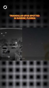 Shocking Footage: Multiple Triangular UFOs Caught On Camera in Sunrise, Florida! #shorts #alien